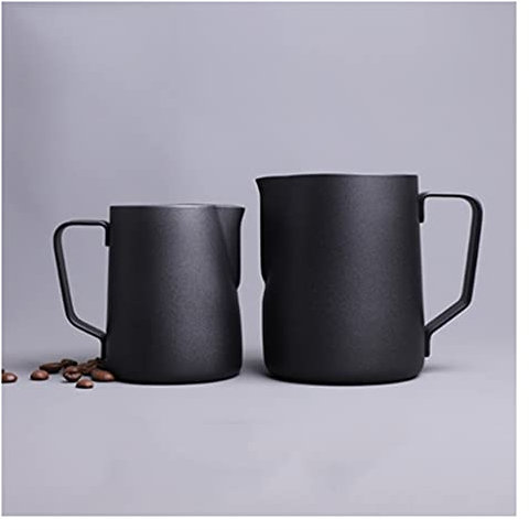 Ciotola Di Salsa Per Salse Tazza di latte in acciaio inox Tazza di latte Pitcher Utensili da caffè Adatto for latte Cappuccino Cacao Molto adatto for uso domestico Versare Un Mestolo (Color : C)