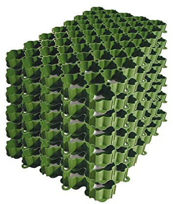 ACO Self® 586x386x38mm Rasenwabe Set 6 Stück Rasengitter Rasenplatte Gitter für Rasen