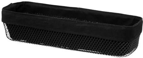 5five - corbeille à pain métal 40x14cm mayaj noir