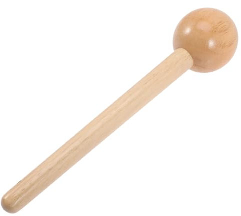 BIUDECO Wooden Mallet Ball Shaped Pocket Softball Wooden Mallets Mini Hammer for Baseball Sliding Mitt Youth Training Practice Portable Wood Hammer