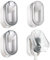4 unidades portacepillos de dientes, soporte para cepillo de dientes, soporte para cepillo de dientes eléctrico, soporte para cepillo de dientes de pared, soporte para cepillos de dientes, soporte