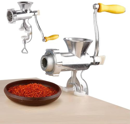 Tritacarne a mano, tritacarne a mano - Processore per carne a mano con manovella tritata, levigatrice ergonomica multifunzionale per carni per pasta fatta a mano