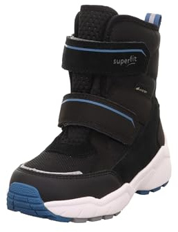 Superfit Culusuk 2.0 Warm Gefütterte Gore-Tex, Stivali da Neve, Nero Blu 0010, 28 EU Larga