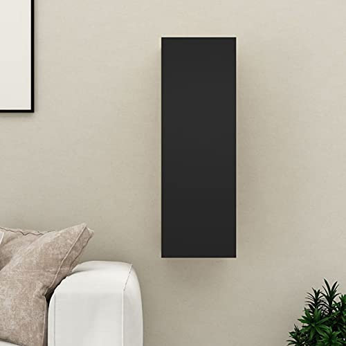 ShGaxin Meuble TV en contreplaqué noir 30,5 x 30 x 90 cm, meuble TV, meuble TV, meuble TV, meuble TV 803346