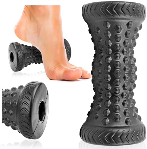 SULPO Fußmassageroller – Faszienrolle mit Noppen für Fußsohle und Ferse | Manueller Fußroller aus robustem Kunststoff für Fußsohle, Fußgewölbe und Ferse, mit Noppen für die tägliche Selbstmassage.
