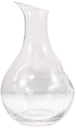 Holibanna Decanter Per Vino Ghiacciato in Stile Giapponese Creativo Ed Elegante Design Incavato Per Cubetti Di Ghiaccio Realizzato in Vetro Resistente