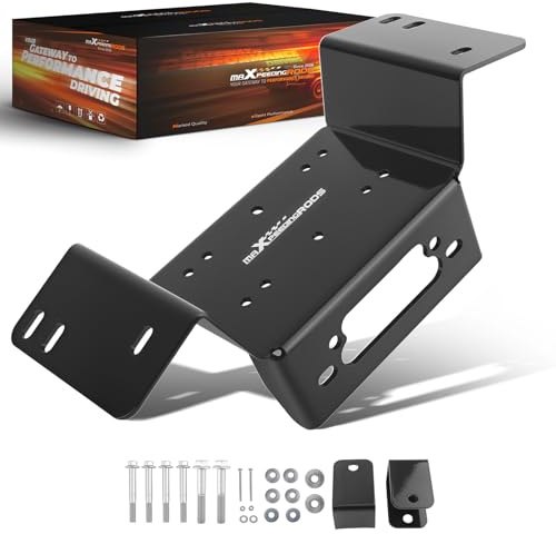 maXpeedingrods Winch Mount Kit for Honda Pioneer 700 700-4 2014-2025, Front Bumper Winch Mounting Plate