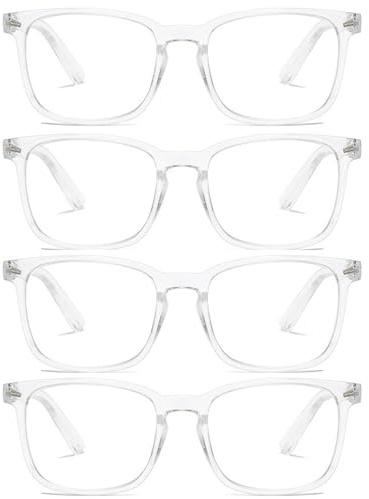 Eyglajdd 5er-Pack Blaulichtfilter Lesebrillen für Damen und Herren mit Federscharnieren Computerbrillen und Lesehilfen