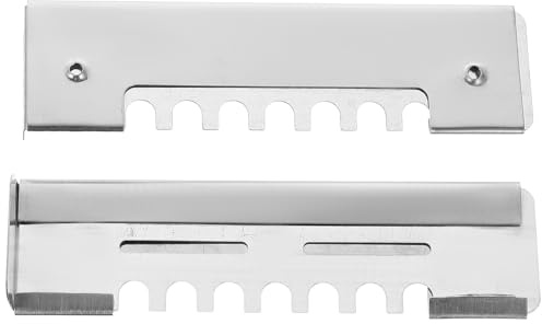 Lurrose Lot de 2 Portes Anti-évasion Réglables pour Ruche en Métal, Protections de Ventilation de Nid D’abeille, Accessoires Apicoles Indispensables pour Apiculteurs et Matériel