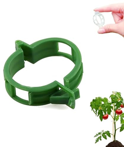 ZVD Giardino Piante Clip di Supporto, Supporto per Piante, Plastica Garden Plant Flower Clip,Pali per Pomodori, Semenzaio, Patate da Semina, Offerte di Primavera Giardinaggio (Verdi 200 Pezzi)