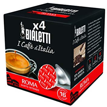 Bialetti Roma Espresso Capsules, 64 Count