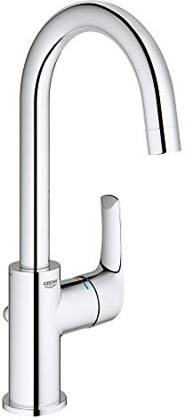GROHE Eurosmart - Einhand- Waschtischarmatur (wassersparend, L-Size, Schwenkbereich 360°), chrom, 23537002