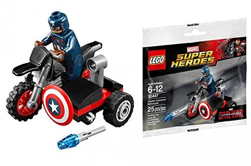 LEGO Marvel Super Heroes – 30447 – Captain America Motorcycle Collectible Polybag