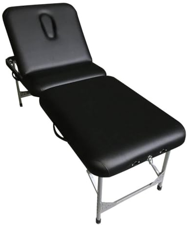 Sens Original Massageliege, zusammenklappbar, Aluminium, neigbar, Schwarz