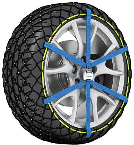 MICHELIN EASY GRIP EVOLUTION 11 Schneekette Auto Textilschneekette 2 Stück | Reifen Schneekette Ultraleistungsfähig Einfache Handhabung