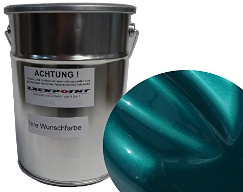 Lackpoint 1 Liter Spritzfertig Wasserbasislack Candy Türkis Metallic Autolack