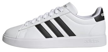 adidas Uomo Grand Court 2.0 Shoes, Cloud White Core Black Cloud White, 39 1/3 EU