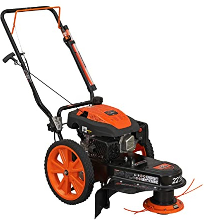 YARDMAX YL2250 22 in. 170cc Gas Walk Behind String Trimmer Mower, Orange