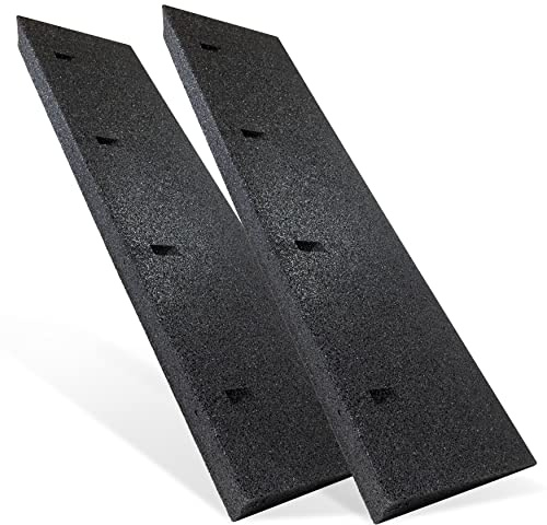 TOPRUBBER ® Bordsteinrampensatz 2X Bordsteinrampe 1000x250x70 aus Gummigranulat
