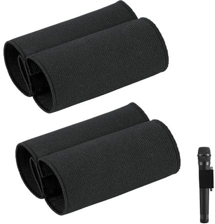 BOXOB Funda Mango Micrófono Inalámbrico, 7,5 cm Protector Micrófono para Sony TX650/TX660 Grabadoras Negro Accesorios Micrófono Soporte Micrófono para Discurso Boda Entrevista Vídeo (2uds)