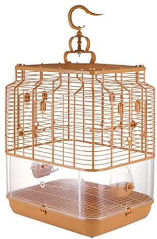 SYSZSYHD Vogelkäfige, Reise-Vogelkäfigträger, abnehmbare Vogelkäfige, hängende Vogelträger, kreative Vogelzuchtbox für kleine Vögel (1 Stück)