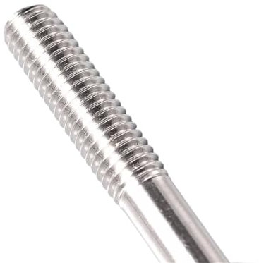 Kopflose Bolzen zur Unterstützung von Maschinenkörpern. Hochgehärtete, doppelseitige Gewindestangen, Bolzen, Schrauben, Gewindestangen M6, M8, M10, M12 (Size : 130mm, Color : M10(1pcs))