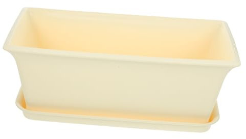 Parliky 1ensemble Jardinière Plastique avec Drainage Pot De Fleurs Légère Et Résistante pour Intérieur Et Extérieur Idéale pour Cultiver des Plantes Et Légumes Maison