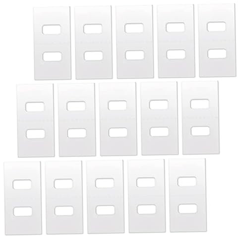 Cabilock 24stücke Lamellenschoner Für Jalousien Reparaturlasche Für Jalousien Lamellenschoner Für Reparatur Ersatz Für Lamellen Reparaturclip Für Selbstklebend Transparent Schnell Zu Repari