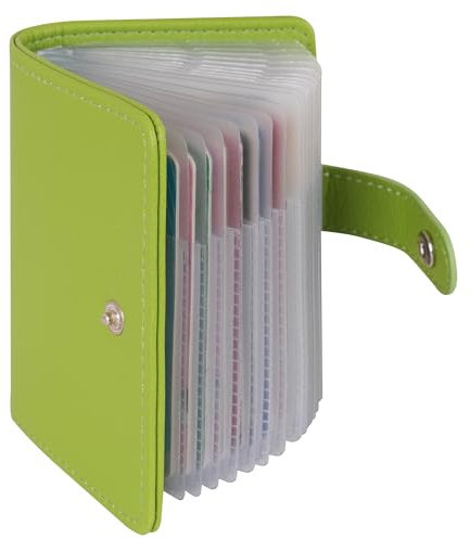 AIRCBC Kreditkartenetui Damen und Herren Kartenetui Leder - 40 Karten