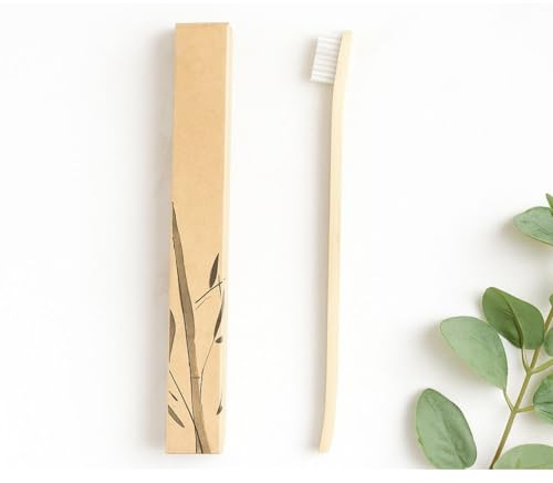 phy to pet |Spazzolino per Cani e Gatti in Bamboo Naturale Biodegradabile - Igiene Orale Quotidiana per Denti Puliti, Gengive Sane e Alito Fresco - Setole Morbide Contro Placca e Tartaro