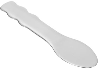 WRITWAA Spatole Per Trucco in Acciaio Inossidabile Misurini Per Crema Viso Cucchiai Per Trucco Strumenti Per Cura Della Femminile
