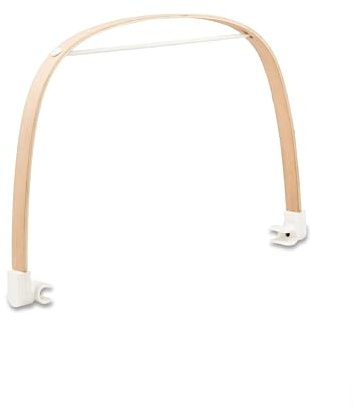 Ziza Spielbogen für Baby aus Holz Naturfarben - Geeignet Wippe und Newborn, Nicht kombinierbar mit Anderen Herstellern. Silikonspielzeug zum Aufhängen, Spiel & Spaß für die Kleinen