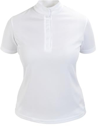 4Riders Damen Turniershirt Basic Berlin, funktionales Reitshirt mit atmungsaktivem Material, ideal für Turnier, Training und Sommer im Reitsport