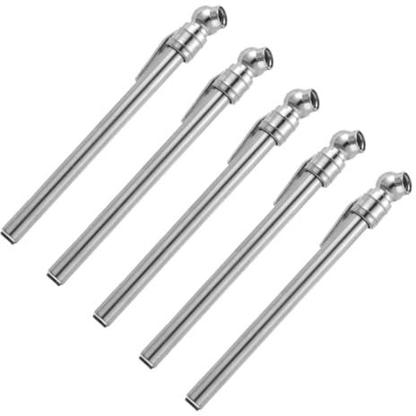 HIAKDOFT 5 pezzi Penna Misuratore Pressione Pneumatici Auto Penna Controllo Pressione Pneumatici per Auto Suv Veicoli a Due Ruote e Biciclette con Struttura Resistente e Facile da Usare