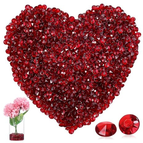 DOITOOL 10000piezas Relleno para Jarrones Piedras Acrílicas Transparentes para Esparcir la Mesa Confeti para Fiestas y Manualidades Decorativas