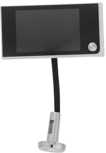 Toddmomy 3.5 Inch LCD Digital Peephole Door Viewer with 120 Degree Wide Angle, High Definition Detailing and Wireless Design, Suitable for Homes and Hotels, Plastic and Metal Material