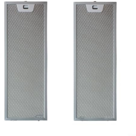 Fettfilter für Dunstabzugshaube, Aluminium, 516 x 186 mm, Ersatz für Küchen-Abluftventilator, 2-teiliges Set