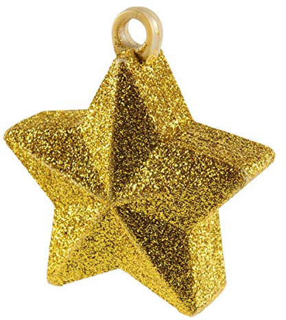 Amscan International Balloon Weight (Glitter Star Gold)