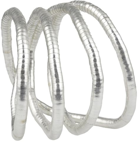 Biegsame Halskette Schlangenkette silberfarben 6mm Kette Armband