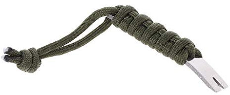 Kofun Pied-de-biche à manivelle pour paracorde - Outil EDC - Vert militaire