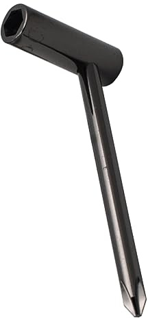 Gitarren Halsstabschlüssel mit Kurbel für Gitarrenhals aus Metall Schwarz | L Förmiger Einstellhebel, 1 Stück, Kompatibel mit Taylor Gitarre, für Wartung und Reparatur