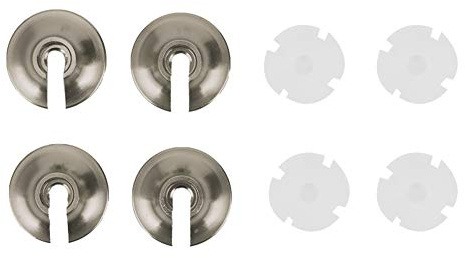 Dispositifs de retenue à ressort RC avec têtes de Piston, jeu de coupelles de choc, support de retenue à ressort inférieur pour accessoire de mise à niveau de voiture RC 2WD 3768 (BT titanium color)