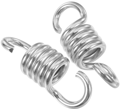 OFFSCH Ressorts D'extension Robustes en Acier pour Fauteuil Hamac Suspendu Extérieur, Capacité Maximale, Installation Facile, Lot de 2 pour Balançoires de Patio