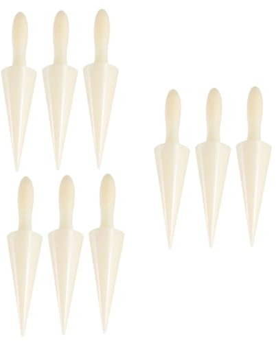 Ciieeo 9pcs Ice Cream Cones Maker Waffle Cone Roller Gluten Easy to Use Smooth Edges Ice Roll Molds Kitchen Tool