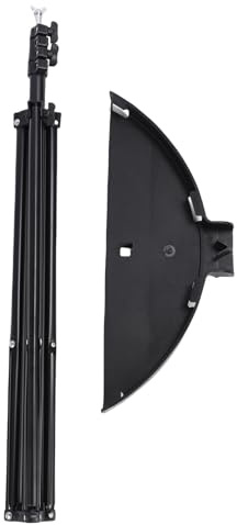 Supporto per bersaglio per freccette Vassoio di montaggio per treppiede Stabile in altezza regolabile Supporto per freccette portatile con treppiede per giochi domestici