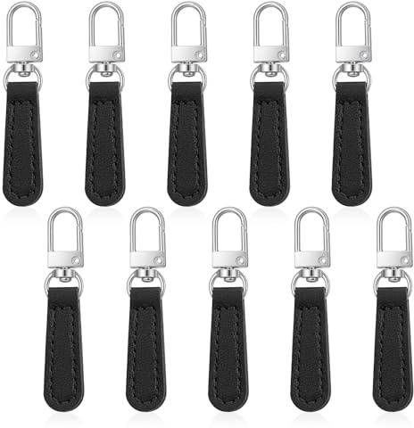 10 Stück Reißverschluss Zipper für Reißverschluss anhänger Universal reisverschluss Reissverschluss Zipper Ersatz für Koffer Kleidung Rucksäcken Geldbörse Handtasche Hosen