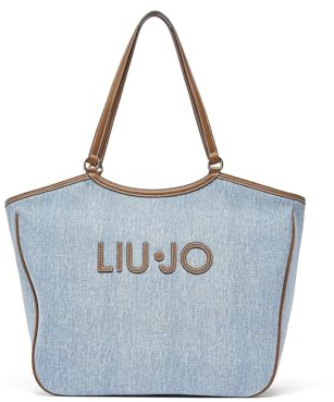 Liu Jo borsa a tracolla borsa shopper Ferielle Tote Light Denim celeste