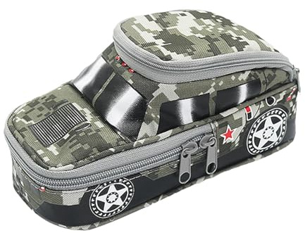 Trousse À Crayons Camouflage - Polyester Grande Capacité | Trousse À Crayons Cool with Sac À Stylos Polyvalent Élégant, Pochette À Stylos Cool, Marqueurs, Gomme, Stýlos De Couleur | École, Bureau, Mai