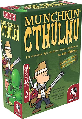 Pegasus Spiele 17189G - Munchkin Cthulhu 1+2, grün