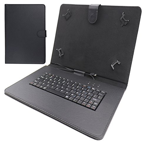 AKNICI Universal 10-11 Inch Type-C Keyboard Case for Android Tablet Galaxy Tab A/HUAWEI MediaPad/Lenovo/DOOGEE/ALLDOCUBE/TECLAST/Blackview/UMIDIGI/TABWEE/HONOR/Headwolf/CHUWI/Acer Iconia